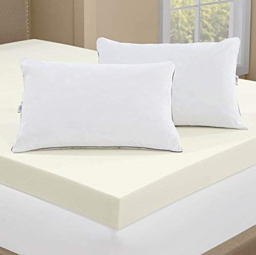 Serta 4-inch Memory Foam Mattress Topper with 2 Memory Foam Pillows -- FULL SIZE
