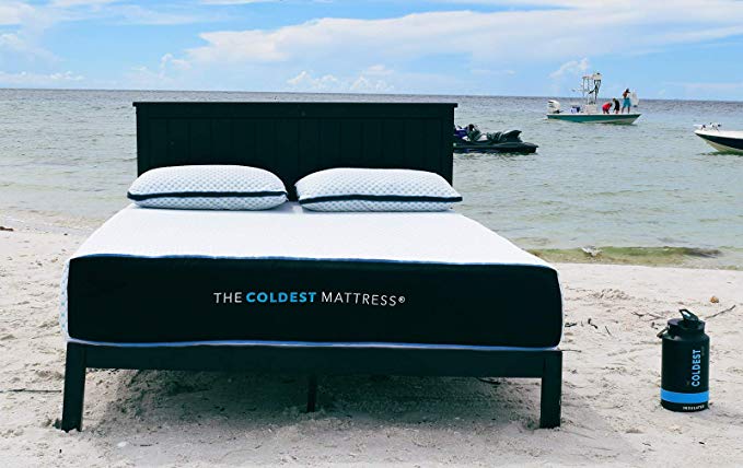 The Coldest Mattress - Comfortable Cool, 10-Inch Bed in a Box - Best Sleeping Comfortably Cool on Hot Nights - Queen-Size