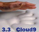 3.3 Cloud9 King 3 Inch 100% Visco Elastic Memory Foam Mattress Topper