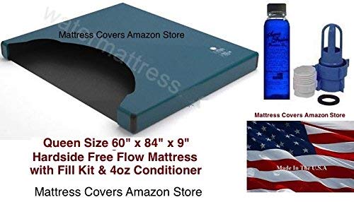 Queen Size Free Flow Waterbed Mattress with Fill Kit and conditioner