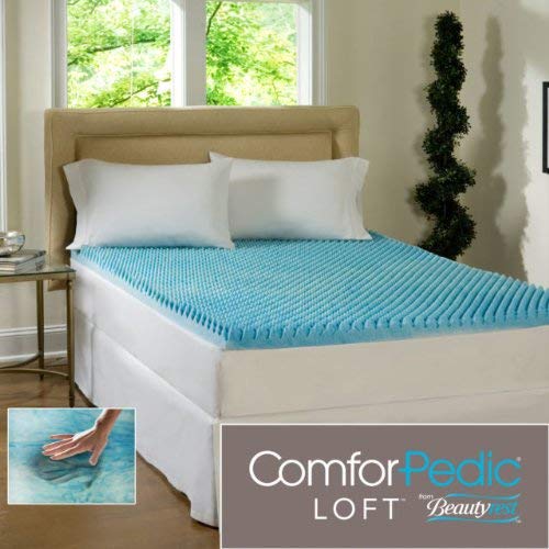 2-inch Sculpted Gel Memory Foam Mattress Topper King