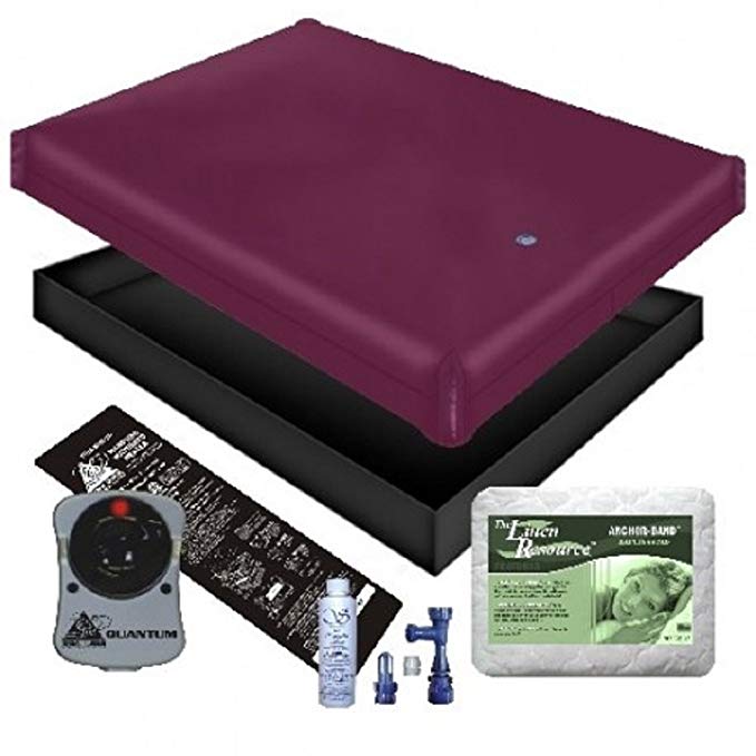 FREE FLOW WATERBED MATTRESS/LINER/HEATER/PAD/FILL DRAIN/CONDITIONER KIT (Queen 60x84 1FFB2)