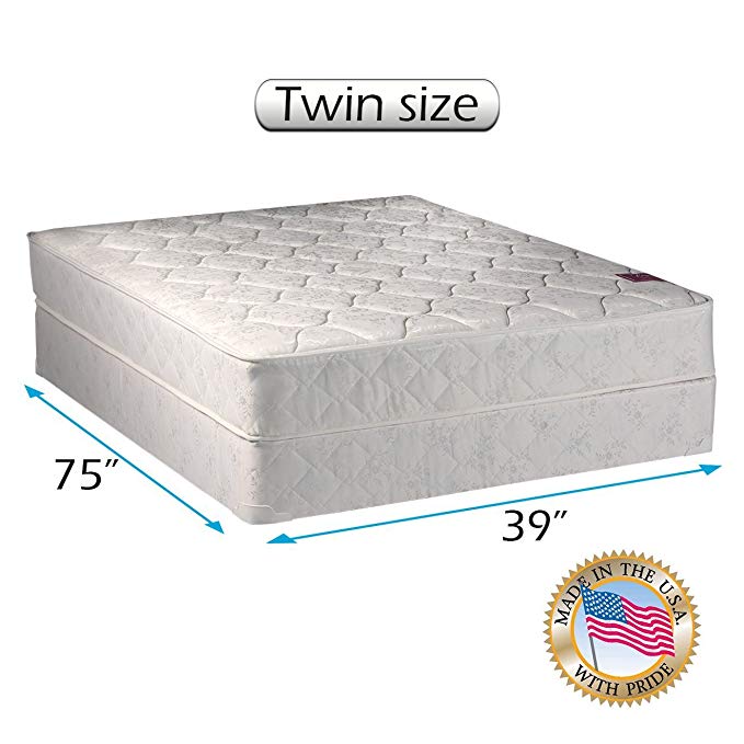 American Legacy Innerspring Coil Twin Size Mattress and Box Spring Set
