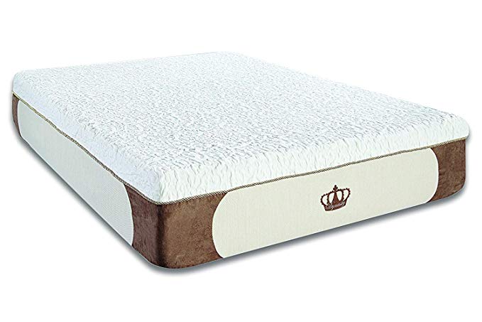 DynastyMattress Cool Breeze 12-Inch HD Gel Memory Foam Mattress Adjustable Beds (King)