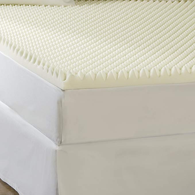 Sleep Comfort 2-Inch High Loft Eco Memory Foam Toppers, Twin